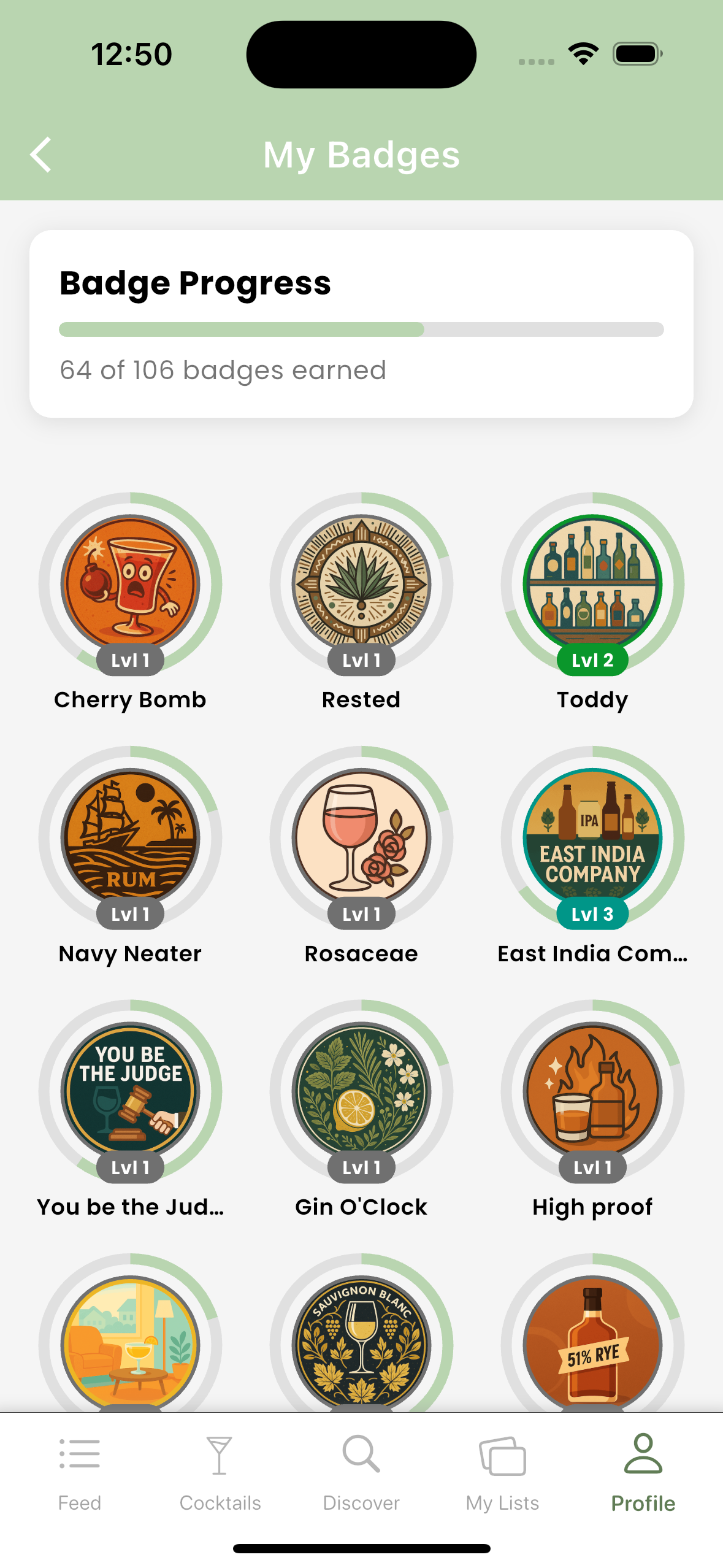 Badges Screenshot