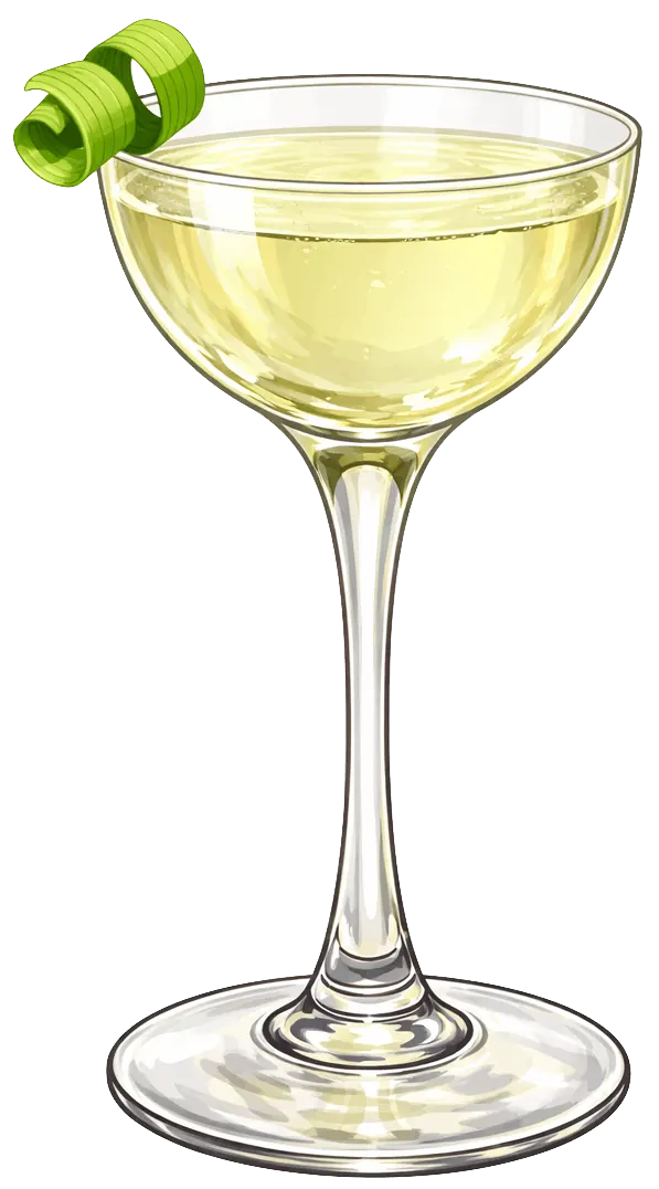 Abbot Kinney light yellow cocktail