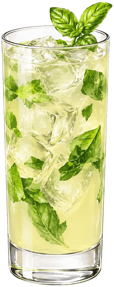 Basil Lemonade Cocktail