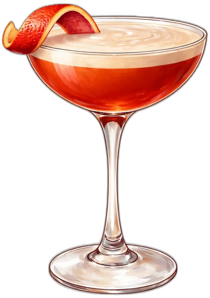 Blood Orange & Amaro Sour