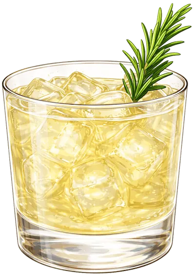 Bourbon Maple Rosemary Sour