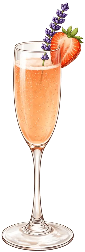 Bubbly Lavender Rosé