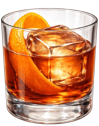 Cranberry Allspice Old Fashioned