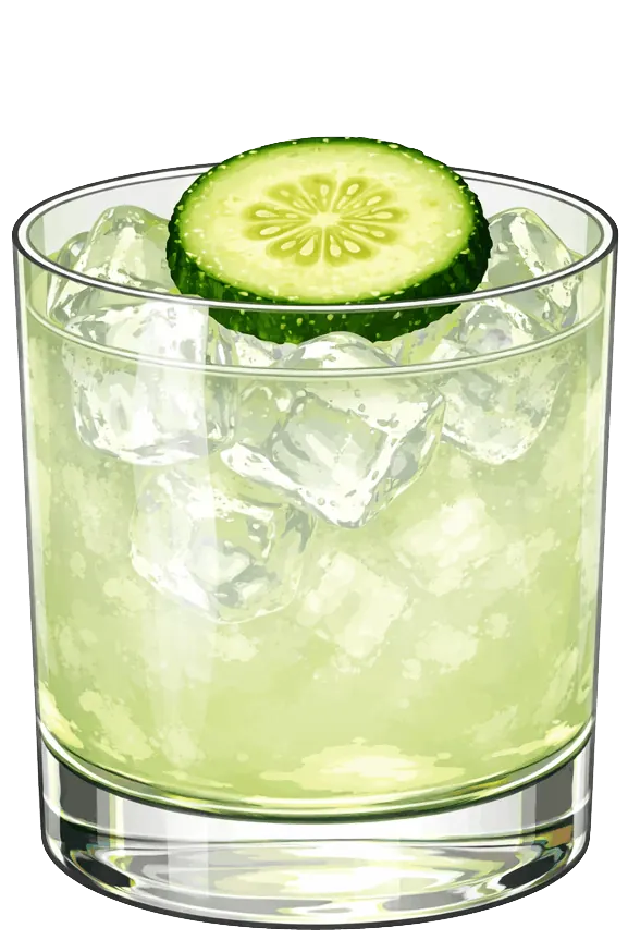 Hello, Sun light green cocktail