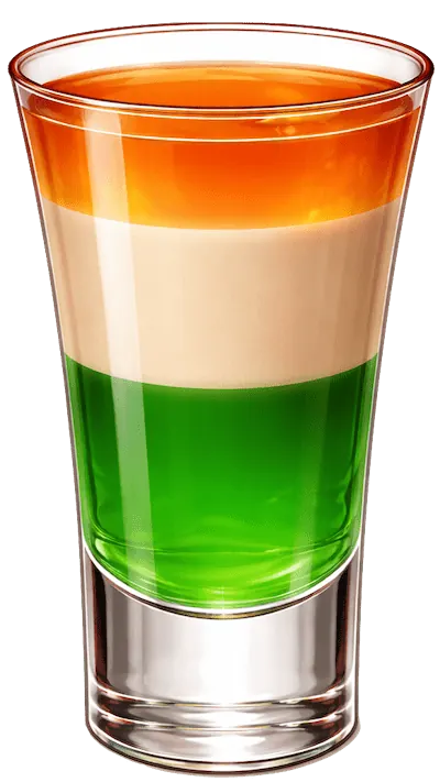 Irish Flag Shot