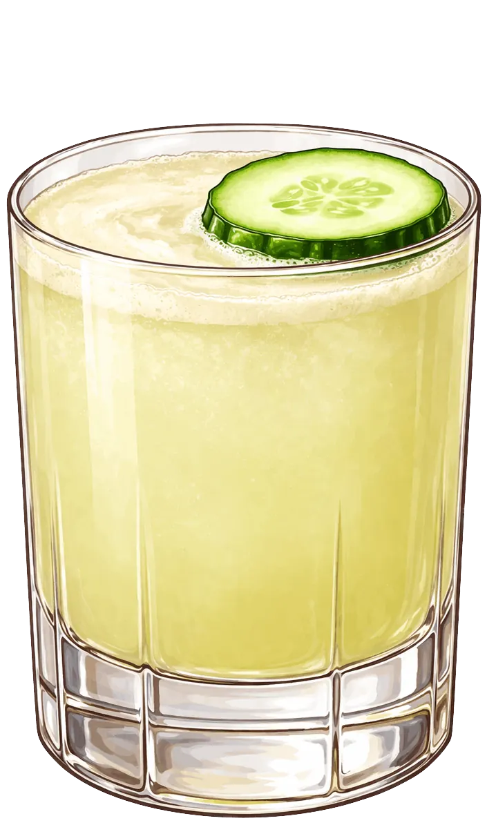 Irish Maid light green cocktail