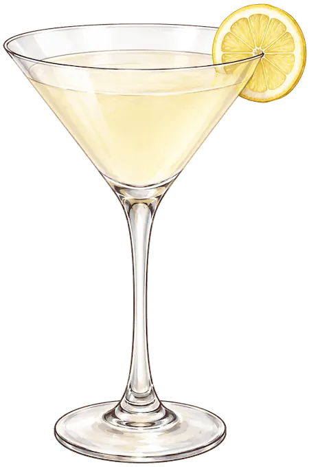 Lemon Basil Martini