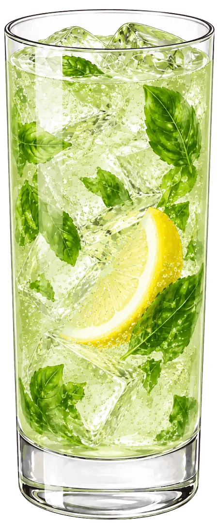Lemon Basil Mojito