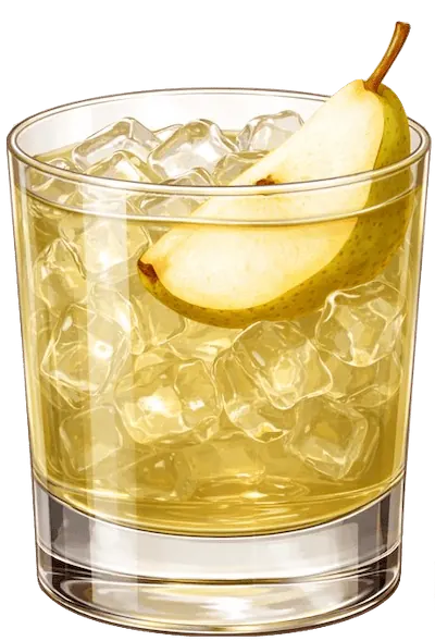 Pear Bourbon Smash
