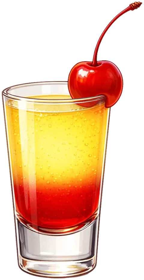 Pineapple Upside Down Cake Shot