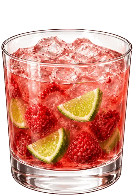 Raspberry Caipiroska
