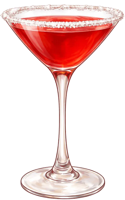 Santa’s Hat Cocktail
