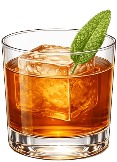 Smoky Honey Sage Old Fashioned