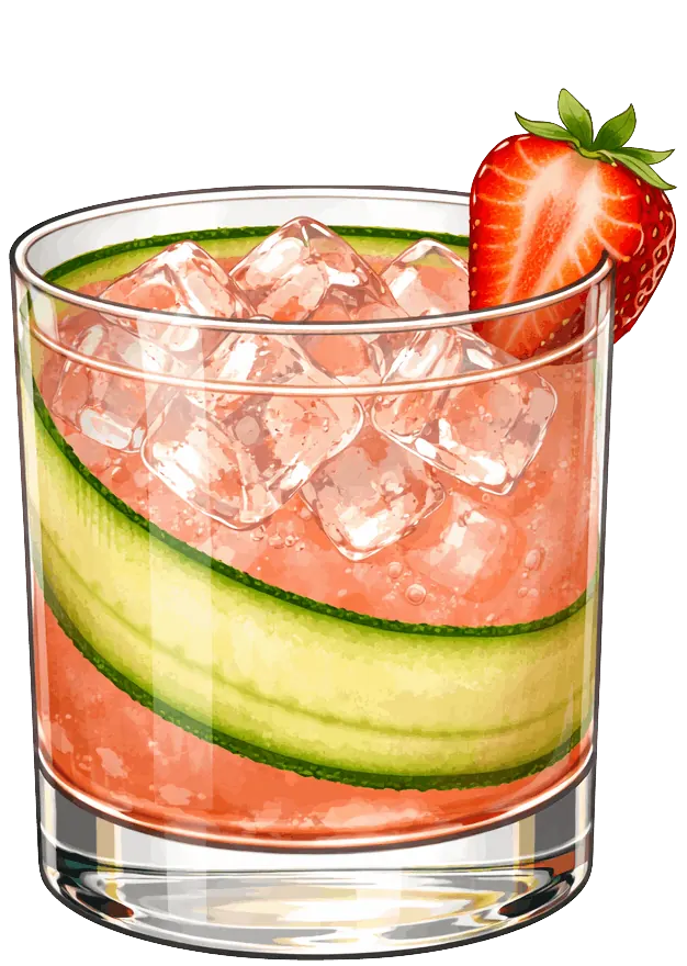 Strawberry Cucumber Margarita