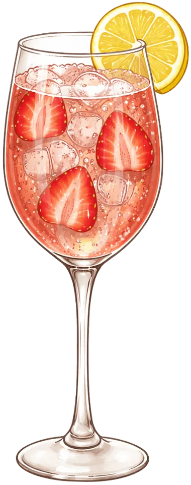 Strawberry & Limoncello Rosé Sangria