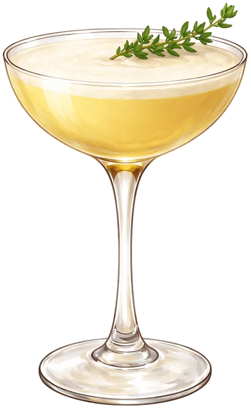 Thyme Honey Gin Sour